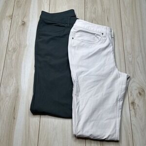 Lululemon ABC Pant Men Slim Fit Performance Chino Size 30x34 Lot Of 2 Multicolor
